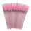 (Pink)Lebanghui 50 Pcs Disposable Eyelash Mascara Brushes Lashes Makeup Brushes Wands Applicator Makeup 1
