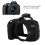 Soft Silicone Camera Case Shock Proof Anti Slip Soft Personalized Camera Case Cover for Nikon D3100 D3200 Black 3