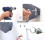 Retractable Clothesline 49.2ft Washing Line Easy Install PVC Cable ABS Shell with Screw Wall Mount Hanger Laundry Accessory 3