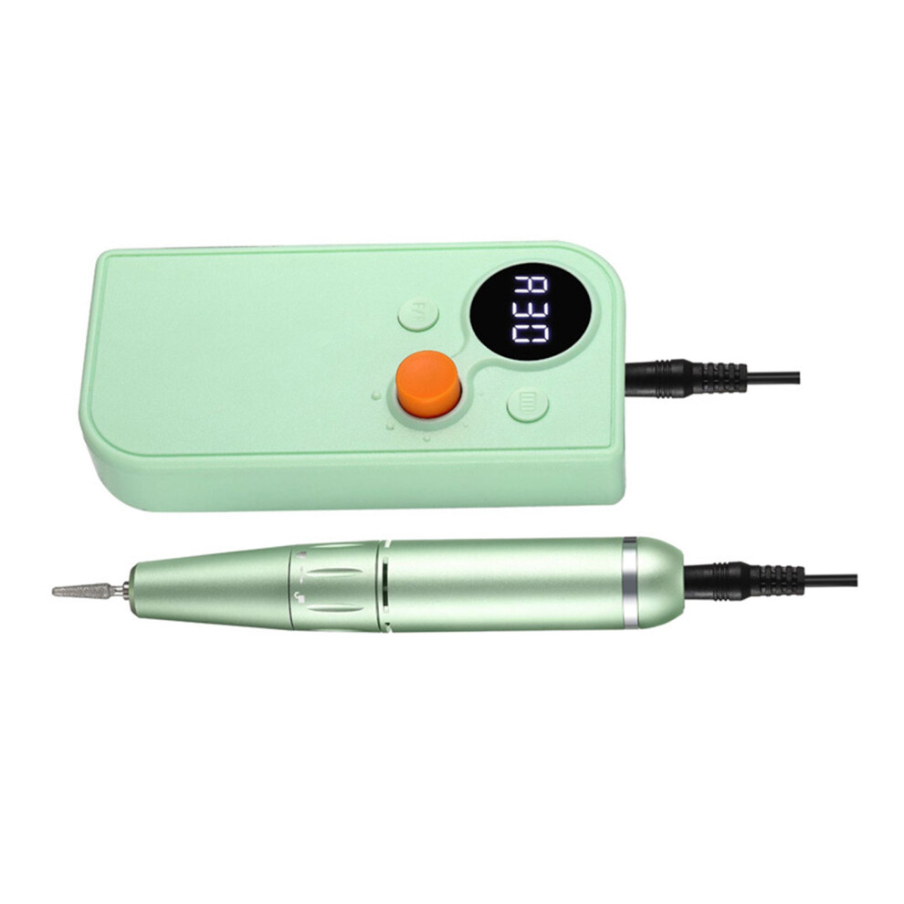 Green Uv101 Nail Drill Machine Led Screen 0Â30000Rpm Portable