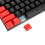 87 Keys Mechanical Keyboard RGB Backlit Blue Switch Wired, Black Red 3