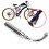 Durable Exhaust Muffler Pipe for 49-80cc 2-Stroke Motorized Bicycles 1