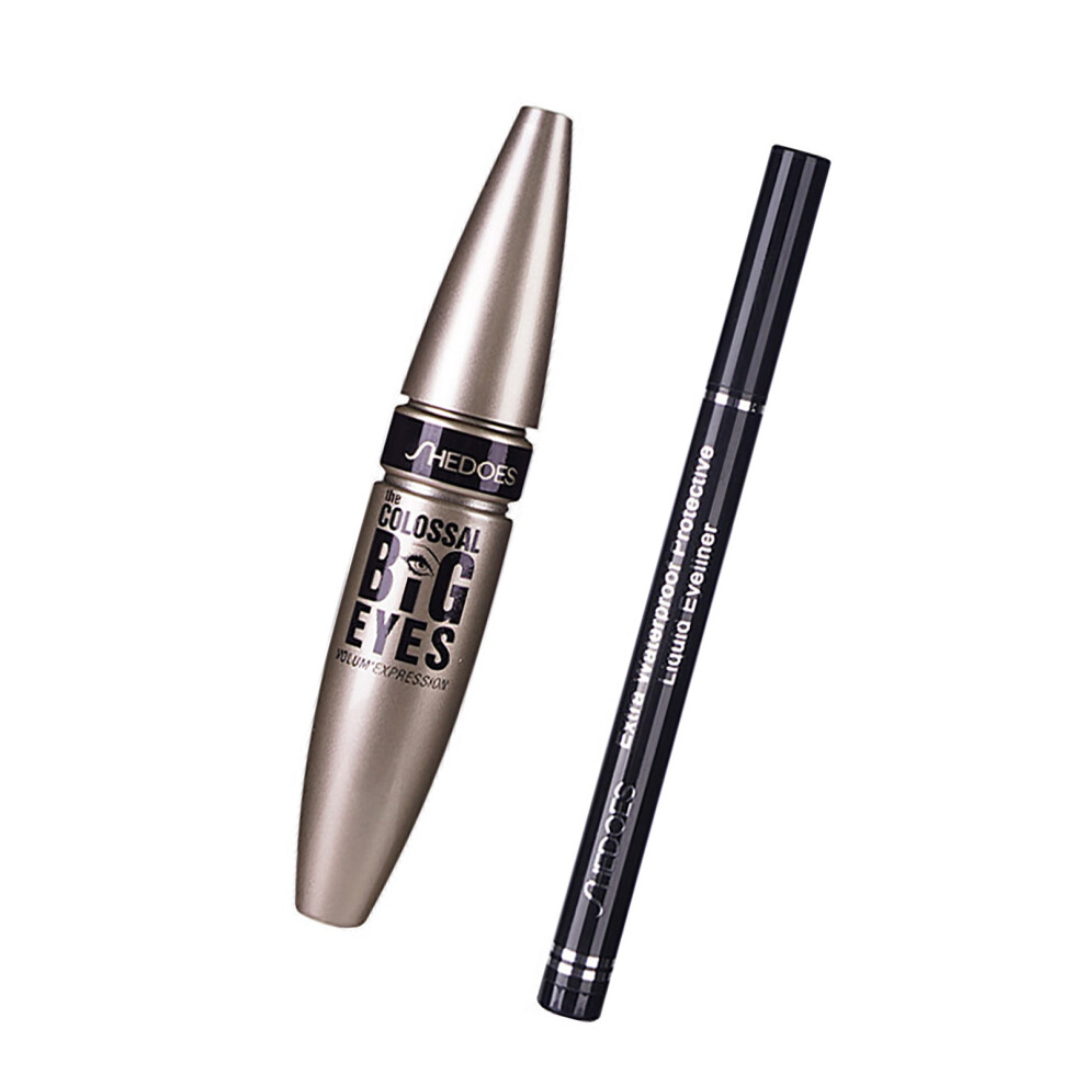 Sweatproof Waterproof 10ml Mascara & Eyeliner for Stunning Eye Makeup