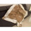Plaid H felt cashmere blend crochet portable 130x160cm khaki 2
