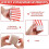 100 pieces popcorn bags, popcorn bags small popcorn boxes red and white 2