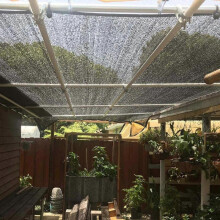 50% Sun Protection Netting, Windproof Veils with Heavy Duty Mesh Shade Eyelets Block UV Rays Plants Black, for Garden Flowers Greenhouse Barn (2mx4m/6