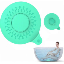 Silicone Bathtub Drain Stopper Universal Silicone Bath Drain Cover ,Drain Stopper for Sinks,Bathroom,Kitchen and Laundry ,5.1" Diameter, 2 Pack