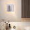 Bedside Lights LED Wall Lamp Indoor Hotel Wall Lights Bed Corridor Wall Lamp with Switch White (Square) 4