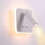 Bedside Lights LED Wall Lamp Indoor Hotel Wall Lights Bed Corridor Wall Lamp with Switch White (Square) 1