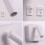 Bedside Lights LED Wall Lamp Indoor Hotel Wall Lights Bed Corridor Wall Lamp with Switch White (Square) 5