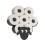 Wall Mounted Toilet Paper Holder - Sheep Design - Black 1