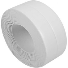 Sealing Tape Waterproof Adhesive Tape Self-adhesive Adhesive Sealing Tape for Kitchen or Bathroom (38mm*3.2M-White)