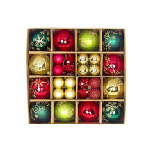 44Pcs Christmas Balls Ornaments,Shatterproof Christmas Baubles Christmas Tree Decorations,Xmas Holiday Decorations Party Supplies(gold,red,green)
