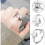 Women's Silver Anxiety Ring Adjustable Open Twist Ring for Women with Anxiety 3
