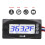Digital Motorcycle Thermometer 4-in-1 DC12V, 120 Temp, Blue Backlight 13