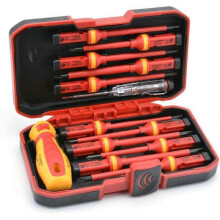 13pc VDE Cr-V Insulated Screwdriver Set High Voltage 1000V
