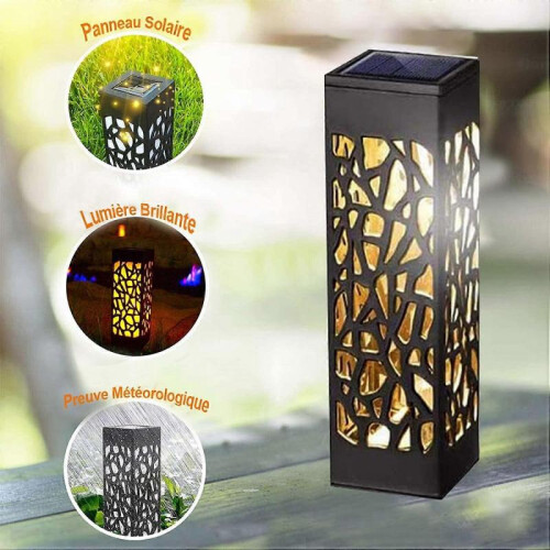 Outdoor Solar Light, IP65 Waterproof Solar Garden Lights(8pcs) 1