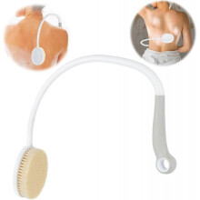 Back Bath Brush Long Handle for Shower, Curved Back Scrubber for The Elderly, Disabled, Limited Mobility, U-Shaped Body Shower Brush for Man and Woman