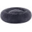 Fluffy, cat bed, donut cushion, washable, removable padding in the middle, long plush, 80 cm diameter, dark grey 1