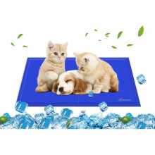 Cooling Mat for Dog, Pet Cooling Mat Dog Cooling Gel Mat Pet Ice Mat Self Cooling Mat Dogs & Cats Cooling Dog Blanket Cold Gel Pad Pet Mat for Crate K
