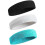 3pcs Terry Cloth Sweatband, Elastic Sports Sweatband 1