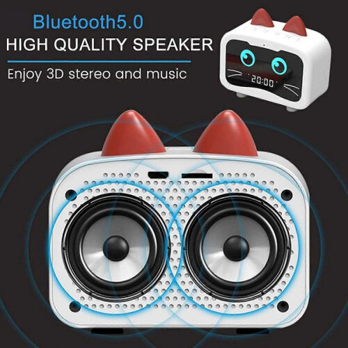 Hi-Fi Bathroom Speaker Bluetooth 5.0 with Charging Cable-White Dragon 1