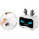 Hi-Fi Bathroom Speaker Bluetooth 5.0 with Charging Cable-White Dragon 5