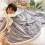 100x150cm Plaid Blanket Double Sided Winter Soft Warm Child Gray 4