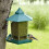 Hanging Lantern Bird Feeder Plastic,Green 5