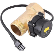 Water Flow Switch, HT-800 G1 Thread 220V Water Pump Flow Sensor Automatic Control Switch, with Stable Performance, High Temperature Resistant