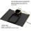 Cup Holder for Couch, Couch Cup Holder Silicone Non Spill,Black 4