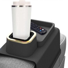 Cup Holder for Couch, Couch Cup Holder Silicone Non Spill,Black