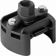 Oil Filter Wrench, Universal 2 Jaw Oil Filter Wrench 60mm-80mm Adjustable Fuel Removal Tool with Sawtooth Design