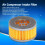 Engine Air Filter, 5Pcs Paper Filter Elements Air Compressor Vacuum Pump Filtering Accessories Replacement 2