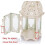 2 Pcs Candle Lantern - Small , White 4