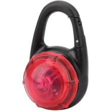 LED Dog Pendant Light with LED Warning Clip  (Red)