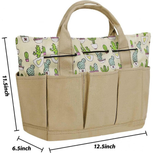Garden Tools Bag with Handle Heavy Duty Multi-Pockets Tools Holder Bag Organizer 1