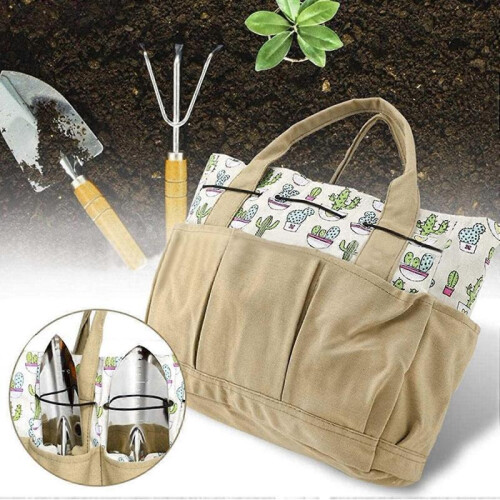 Garden Tools Bag with Handle Heavy Duty Multi-Pockets Tools Holder Bag Organizer 2