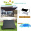 Premium Black Shade Net,85% UV Resistant Sunscreen Netting(3x4m) 3