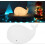 1200mAH USB Night Light 7 Colors Whale Shaped 1.3WWhite 1