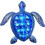 Metal Iron Tortoise,Outdoor Wall Decor(Blue) 1