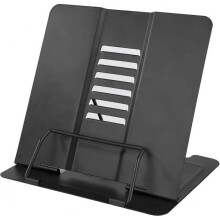 Reading rack,Foldable metal bookshelf,6 corners adjustable