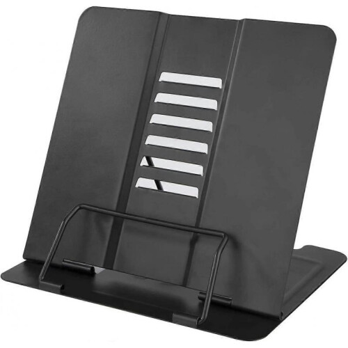 Reading rack,Foldable metal bookshelf,6 corners adjustable