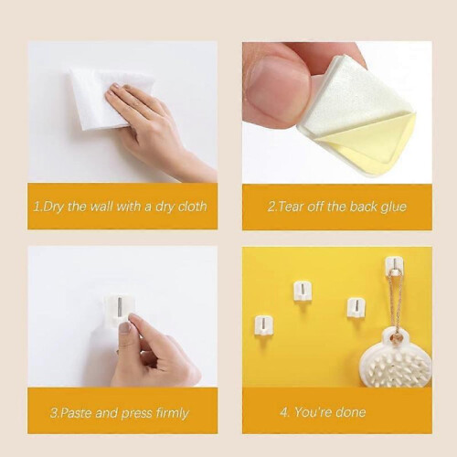 10Pcs Self-adhesive Hooks, Adhesive Hooks 2