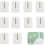 10Pcs Self-adhesive Hooks, Adhesive Hooks 1