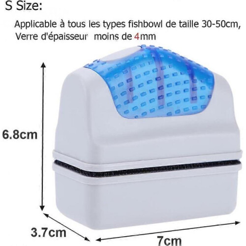Magnetic Glass Cleaning Brush Cleaner Magnet Glass Scraper ,Size S 1