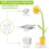 Kids Desk Lamp - Creative Rechargeable(Yellow) 4