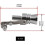 Exhaust Whistle,Universal Car Muffler,for diameter 56-85mm 2