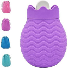 Hot Water Bottle with Cover, 320ml