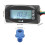 4-in-1 Motorcycle LCD Thermometer Oil Temp Voltage Time DC 12V 9